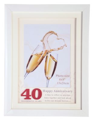 40th Wedding Anniversary Frame