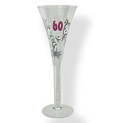 60th Birthday Glass