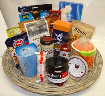 Christmas Dome & Platter contents