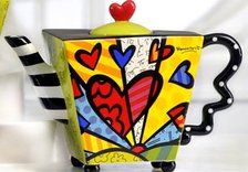 Romero Britto Tea Pot
