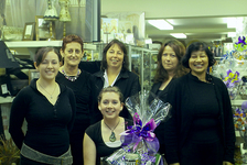 Gifts on Rathbone Girls - Ashlee, Anne, Michelle, Sandra, Meera & Ashley (seated) Gifts on Rathbone Girls