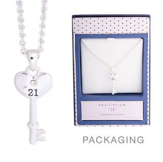 21st Key Pendant