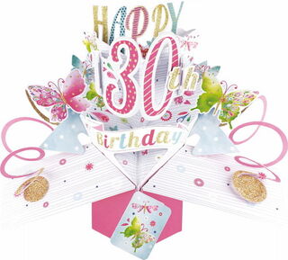 30th Birthday Pop Up Card