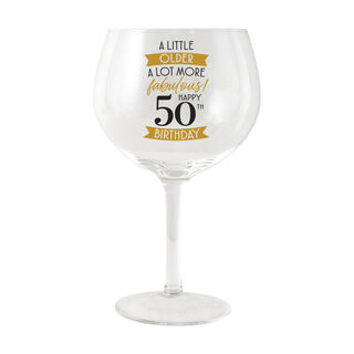 50th Balloon Glass