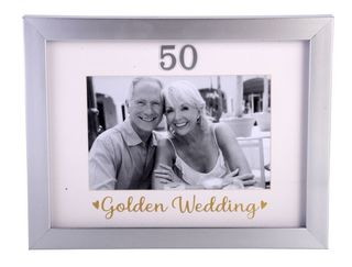 50th Golden Wedding Anniversary Frame
