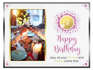 60th Birthday Frame