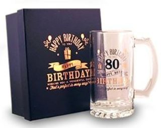 80th Birthday Beer Tankard
