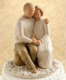 Willow Tree Figurine Anniversary Cake Topper