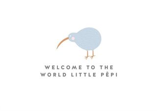 Baby Card   Welcome to the World Little Pepi