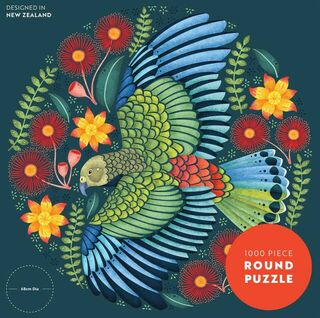 Cheeky Kea 1000 Pce Round Puzzle
