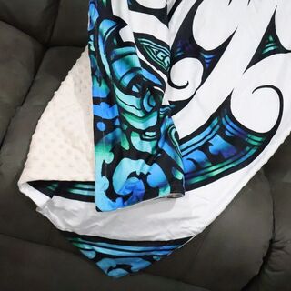 Childs Blanket Paua