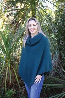 Cowl Neck Poncho Tasman