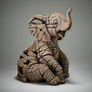 Edge Elephant Calf Sculpture