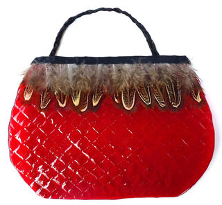 Glass Kete Red