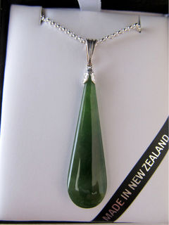Greenstone Drop Pendant
