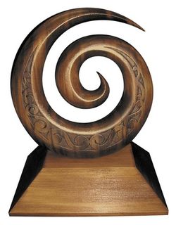 Hand Carved Koru