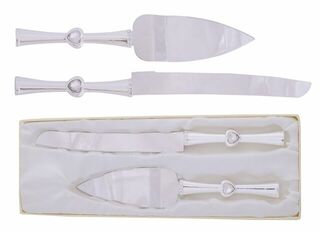 Heart Wedding Cake Serving Set
