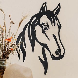 Horse Head Steel Wall Art