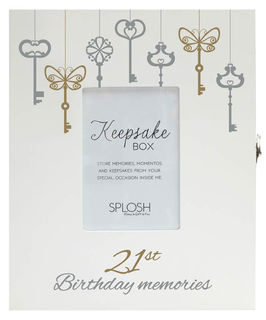 21st Keepsake Box  