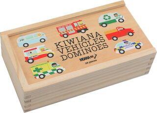 Kiwiana Vehicles Dominoes