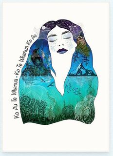 Ko Au Te Whenua Art Print by Sarah Ellen
