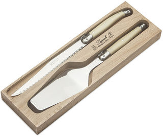 Laguiole Ivory Cake Server and Knife Set