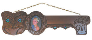 Large Mask 21st Key with Photo