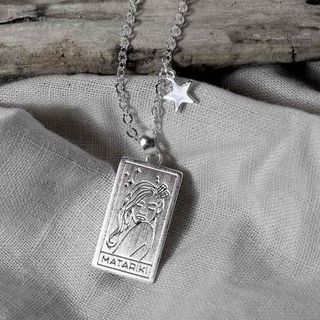 Matariki Goddess Silver Necklace
