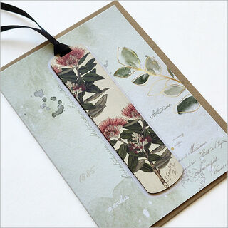 Pohutukawa Greeting Card with bookmark