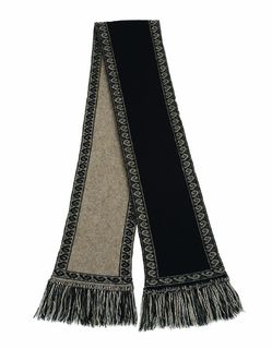 Possum Merino Scarf Black Koru