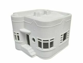 Rader NZ Art Deco Porcelain Tealight House