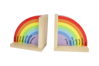 Rainbow Bookends