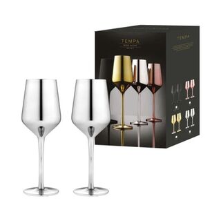Silver Wine Glass set of 2