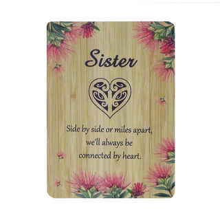 Sister Bamboo Plaque