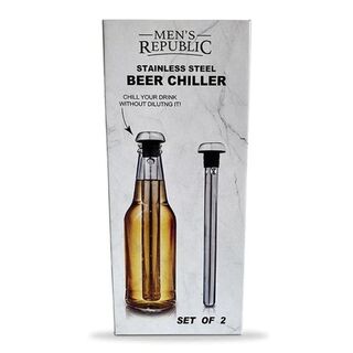 Stainless Steel Beer Chiller Set of 2