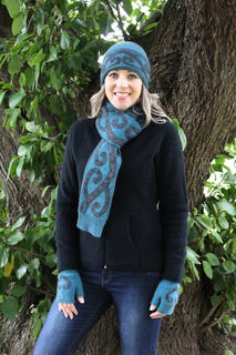 Teal Aroha Scarf