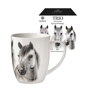 Trio Grey Horse Mug
