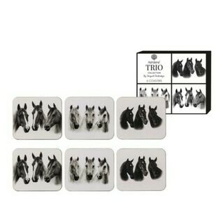 Trio Horse Coaster Set of 6