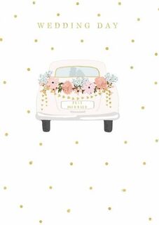 Wedding Day Car Wedding Card