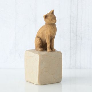 Willow Tree Figurine Love My Cat Light