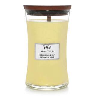 WoodWick Lemongrass Lily Candle Large