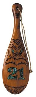 Hand Carved 21st Patu