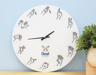 NZ Sign Language Clock