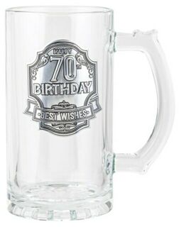 70th Birthday Beer Tankard