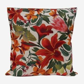Flox Hemp Cushion Cover Floral