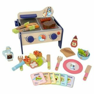 Bluey Wooden BBQ and Salad Set