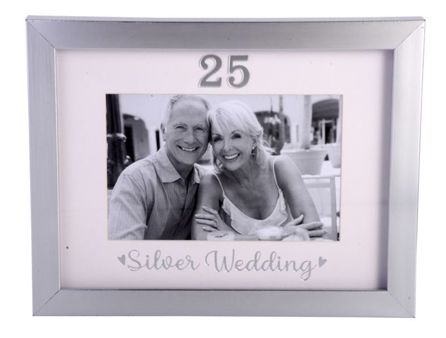 25 Silver Wedding Photo Frame