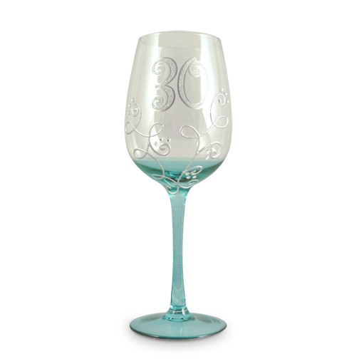 30th Vine Wine Glass