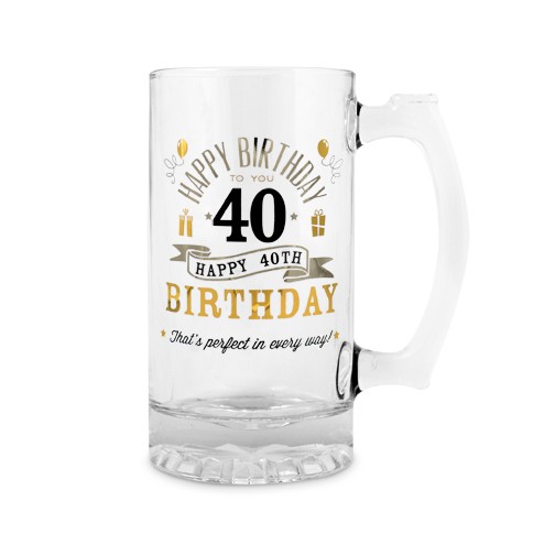 40th Birthday Beer Tankard