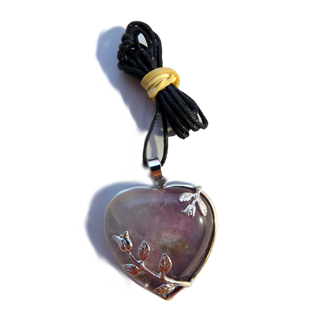 Amethyst Heart Pendant